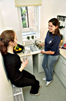 self-catering kitchen in Logan House - senior accommodation