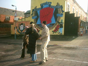 Paramilitary murals in Belfast