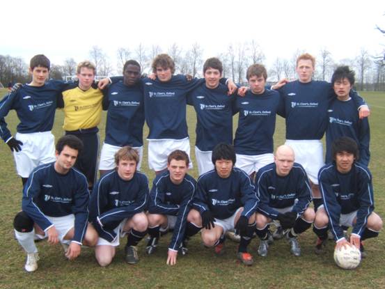 St. Clare's men's football team