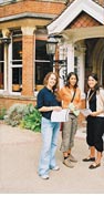 Staff and students outside our adult centre