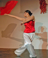 Performers at the new year celebrations