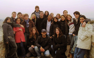 Study Abroad students in Budapest