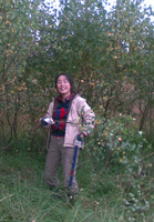 Scrub bashing on Padworth Common Berkshire