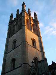 one of the many spires of Oxford