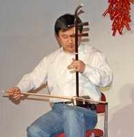 Performers at the new year celebrations