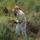 Scrub bashing at Padworth Common