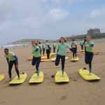 Surfing in Newquay