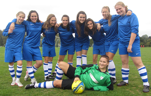 St. Clare's Girls football team