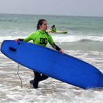 Surfing in Newquay