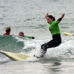 Surfing in Newquay