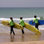 Surfing in Newquay