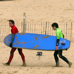 Surfing in Newquay