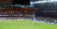 St. Clare's, Oxford students at Wolves v Chelsea