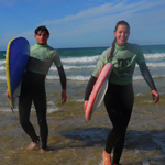 Surfing in Newquay