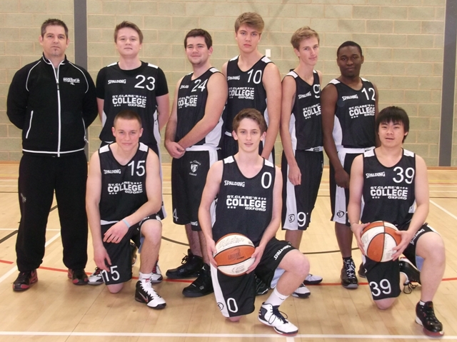 St. Clare's, Oxfor - boys' basketball team