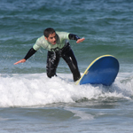 Surfing in Newquay