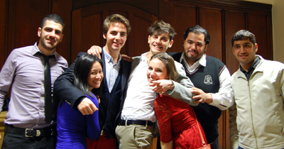 St. Clare's Oxford - formal hall welcome dinner at Pembroke College