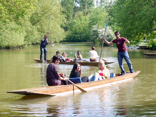 Punting in Oxford - St. Clare's, Oxford