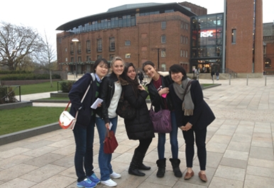 St. Clare's Students at The Royal Shakespeare Theatre