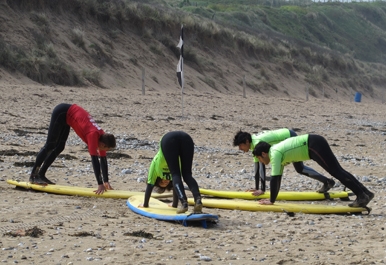 Surfing in Cornwall - St. Clare's, Oxford