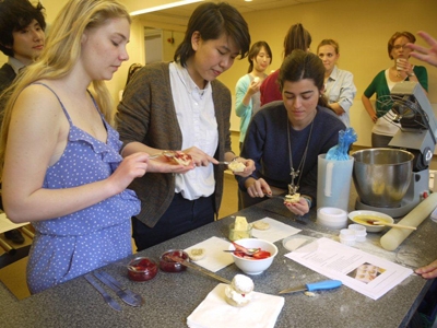 Preparing Scones for St. George's Day