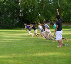 Enjoying the park in Oxford