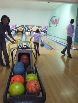 St. Clare's students enjoyed a bowling trip