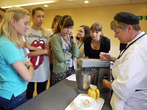 Scone making at St. Clare's, Oxford