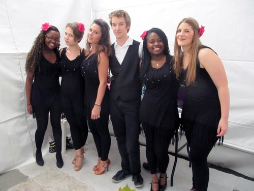 St. Clare's salsa group perform at Oxford's Light Night