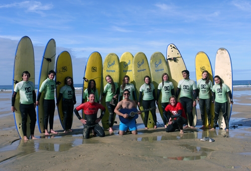 Learning to Surf in Cornwall - St. Clare's, Oxford