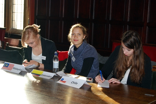 Debates at St. Clare's MUN event