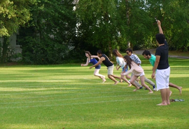 Running race at Hinksey Park