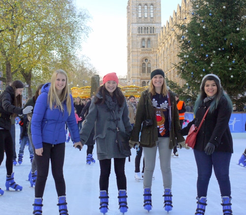 Our Bardwell students enjoyed ice-skating in London