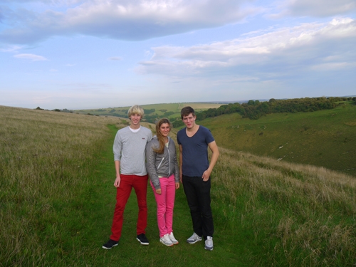 Enjoying the views at Devil's Dyke