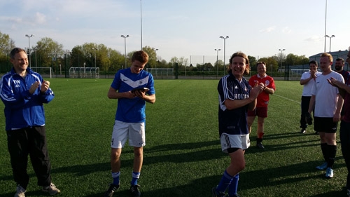 Staff v. Students Football Match at St. Clare's, Oxford