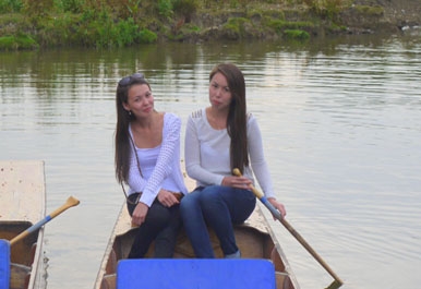 Punting in Oxford - St. Clare's, Oxford