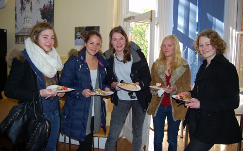 St. Clare's Adult Students celebrate Pancake day