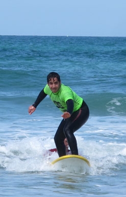 Surfing in Cornwall