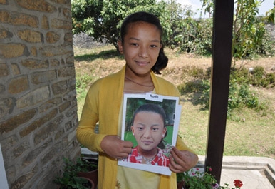 St. Clare's students create portraits for children in Nepal