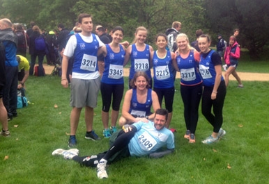 St. Clare's Team at the Oxford Town and Gown 10k Race