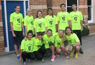 St. Clare's Running Club compete in Finstock 10k