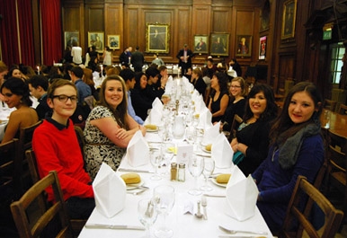 St. Clare's Welcome Dinner at Somerville College, Oxford