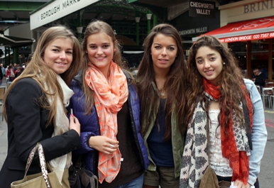 St. Clare's students visit Borough Market