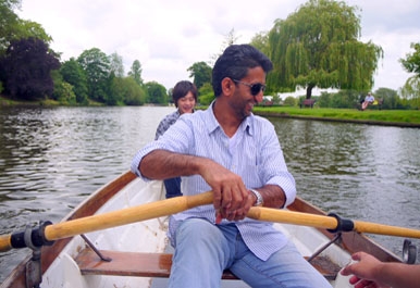 Rowing on the River Avon