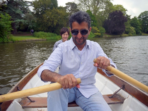 Rowing on the River Avon