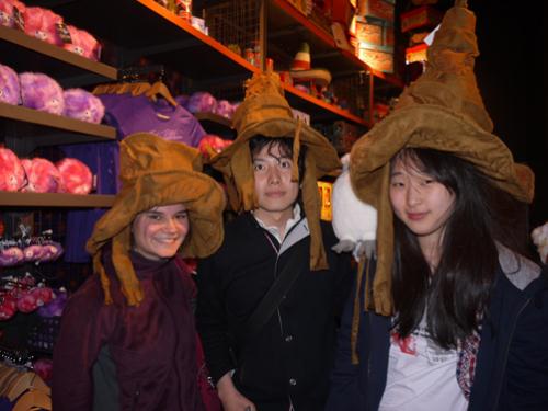 St. Clare's students at the Harry Potter experience