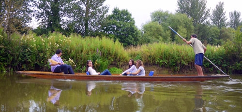 Punting in Oxford