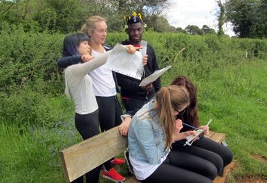 IB students enjoy orienteering as a CAS activity