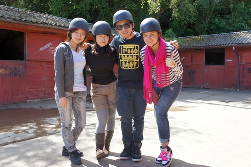 St. Clare's students enjoy horse riding in the New Forest