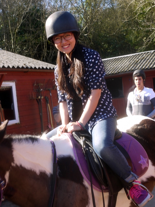 Students at the International College enjoy a Horse Riding Trip to the New Forest